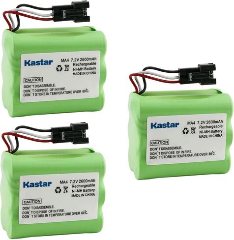 Kastar 1-Pack Ni-MH بطارية 7.2V 2600mAh بديلة لبطارية Teac BP-R1 BP-R12EU BP-R1EU BP-R2 BP-R3 BP-R5، Teac R1 / R-1، R2 / R-2، R3 / R-3، R5 / R-5 راديو AM/FM محمول in Saudi Arabia