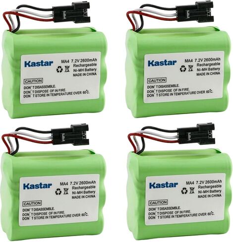 Kastar 1-Pack Ni-MH بطارية 7.2V 2600mAh بديلة لبطارية Teac BP-R1 BP-R12EU BP-R1EU BP-R2 BP-R3 BP-R5، Teac R1 / R-1، R2 / R-2، R3 / R-3، R5 / R-5 راديو AM/FM محمول in Saudi Arabia