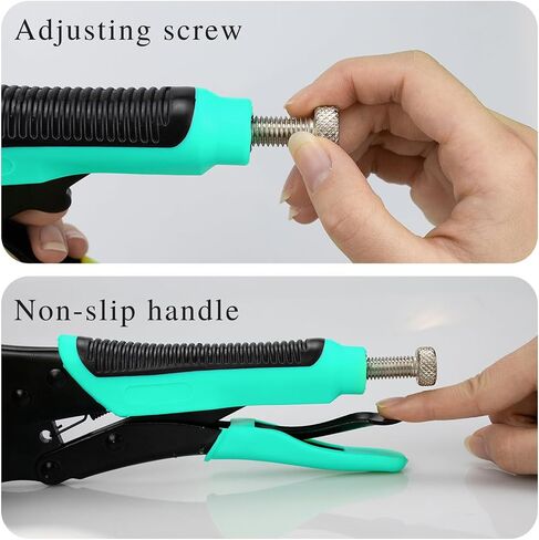 Snaps Kit for Boat Cover,Canvas Screws Snaps Buttons Tool Marine Grade Sewing Fastener with 2Pcs Setting Tool (Pliers-Green) (Blue) in Saudi Arabia
