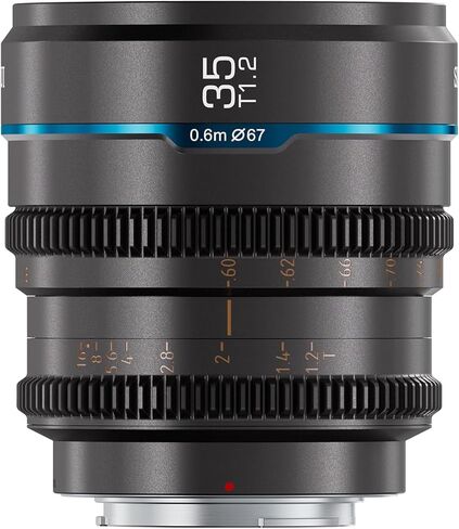 SIRUI Night Walker 16 مم T1.2 S35 عدسة سينمائية واسعة الزاوية، عدسة تركيز يدوية ذات فتحة كبيرة (MS16L-B، حامل L، أسود) in Saudi Arabia