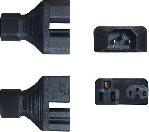 C14 to C15+5-15R AC Power Adapter, 2500W, CE/ROHS compliant, Male to Female in Saudi Arabia