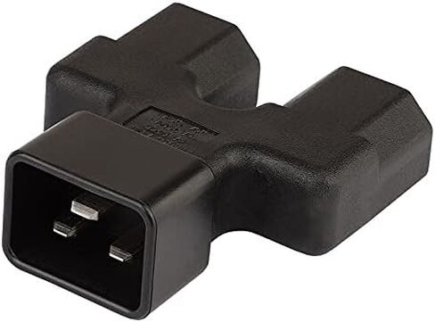C14 to C15+5-15R AC Power Adapter, 2500W, CE/ROHS compliant, Male to Female in Saudi Arabia