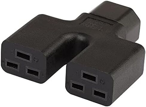 C14 to C15+5-15R AC Power Adapter, 2500W, CE/ROHS compliant, Male to Female in Saudi Arabia