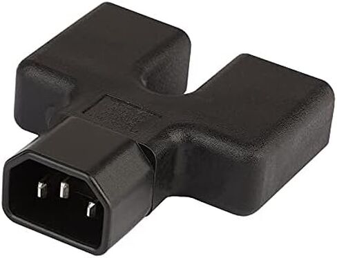 C14 to C15+5-15R AC Power Adapter, 2500W, CE/ROHS compliant, Male to Female in Saudi Arabia