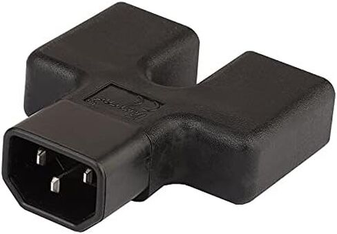 C14 to C15+5-15R AC Power Adapter, 2500W, CE/ROHS compliant, Male to Female in Saudi Arabia