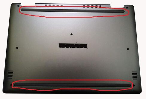 أشرطة قدم مطاطية بديلة متوافقة مع جهاز Dell Inspiron 5368 5378 7368 7460 7569 13-5000 13-7000 مع قطعتين/مجموعة in Kuwait