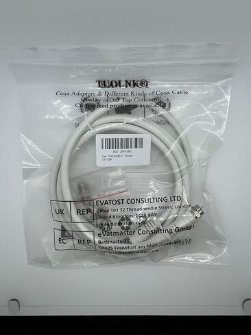 RG6 F Type TV Aerial Cable, F Male to F Male High-Speed RG6 Coaxial Cable F Type Female Gender Changers Connector 75 Ohm, for Cable Box, TV, Satellite, Digital Router 16.4FT(5M) in Saudi Arabia