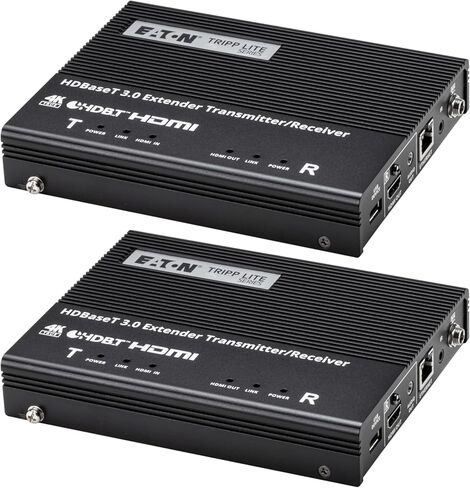 Tripp Lite HDMI Extension Over HDBaseT 3.0 Cat6a Cable, Transmitter/Receiver Only, Extend HDMI Up to 328ft / 100 Meters, 4K@60Hz, TAA Compliant, 1-Year Warranty (BHDBT3-TR) in Saudi Arabia