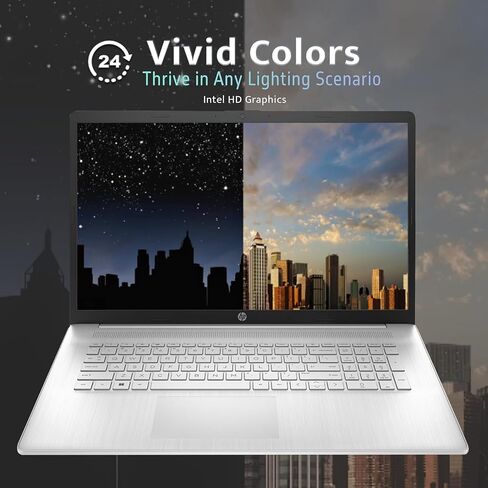 أحدث كمبيوتر محمول HP 17 Business، شاشة 17.3 بوصة، Intel 4 Core i3-1125G4 (Beat i5-10210U)، ذاكرة الوصول العشوائي 16 جيجابايت، 512 جيجابايت SSD، Intel UHD Graphics، WiFi، Bluetooth، USB A&C، Windows 11 Home في وضع S، مع حامل كمبيوتر محمول in Saudi Arabia