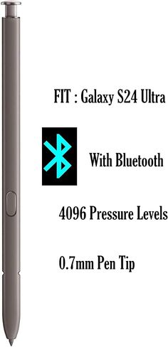 قلم Galaxy S24 Ultra S مع بديل بلوتوث لهاتف Samsung Galaxy S24 Ultra (أسود) in Saudi Arabia