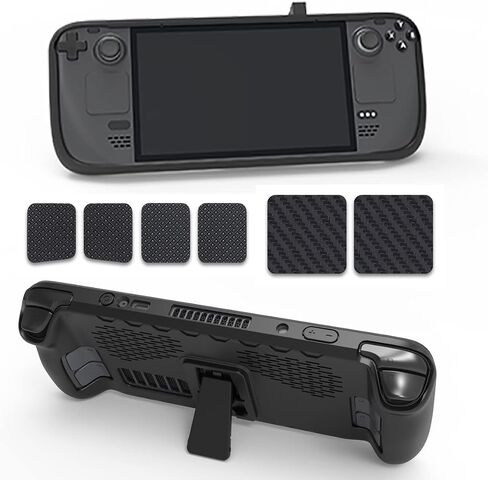 Protective Case for Steam Deck 2022, Steam Decek Cover with Full Protection, Soft Silicone Stream Deck Cover Shock-Absorption & Anti-Scratch Design with Back Stand in Saudi Arabia