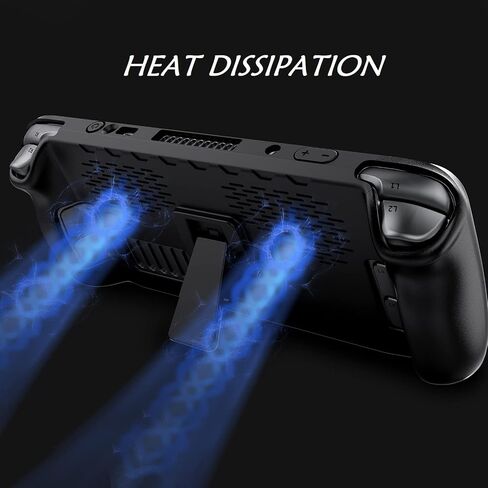 Protective Case for Steam Deck 2022, Steam Decek Cover with Full Protection, Soft Silicone Stream Deck Cover Shock-Absorption & Anti-Scratch Design with Back Stand in Saudi Arabia