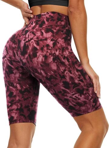 Biker Shorts Women - Tummy Control High Waisted Spandex Shorts for Yoga Workout Gym Running Athletic in Saudi Arabia