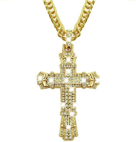 Bling Religious Cross Diamond Car Accessories for Women, Crystal Car Rear View Mirror Charms Car Decoration, Lucky Hanging Interior Ornament Pendant in Saudi Arabia