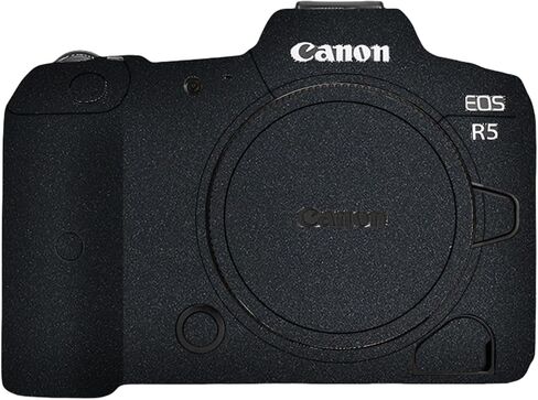 Protective Camera Body Skin Film Camera Body Protector Camera Decoration Sticker for Canon EOS R5 Anti-Scratch Anti-Wear Precision-Cut Custom-fit Easy Installation (Ghost Black) in Saudi Arabia
