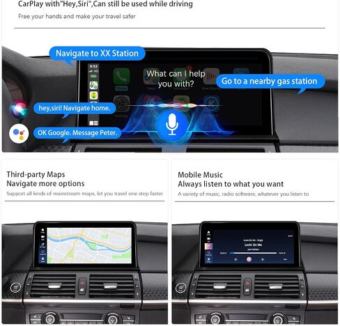 راديو تلقائي أندرويد 10.25 بوصة لسيارة BMW X5 X6 E70 E71 Carplay شاشة تعمل باللمس سيارة ستيريو مستقبل الوسائط المتعددة Linux 007-2010 سنة مع نظام CCC Bluetooht Dsp in Saudi Arabia