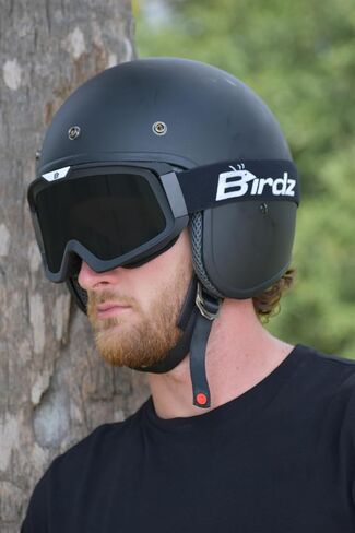 Birdz Pelican Black Fitover Padded ATV Motorcycle Riding Over The Glasses (OTG) Goggles in Saudi Arabia