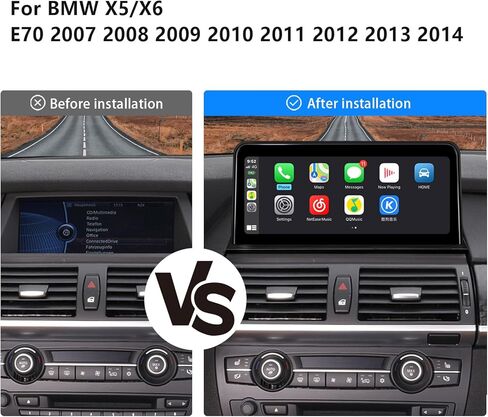راديو تلقائي أندرويد 10.25 بوصة لسيارة BMW X5 X6 E70 E71 Carplay شاشة تعمل باللمس سيارة ستيريو مستقبل الوسائط المتعددة Linux 007-2010 سنة مع نظام CCC Bluetooht Dsp in Saudi Arabia