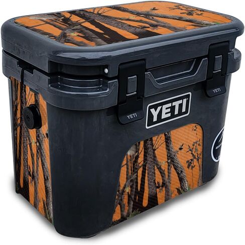 Carbon Fiber Skin Compatible with Yeti Roadie 15 Hard Cooler - Dragon Paradise - Premium 3M Vinyl Protective Wrap Decal Cover - Easy to Apply | Crafted in The USA by MightySkins in Kuwait