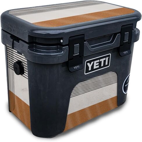 Carbon Fiber Skin Compatible with Yeti Roadie 15 Hard Cooler - Ultra Hippie - Premium 3M Vinyl Protective Wrap Decal Cover - Easy to Apply | Crafted in The USA by MightySkins in Saudi Arabia
