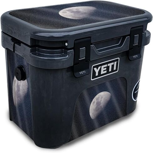 Carbon Fiber Skin Compatible with Yeti Roadie 15 Hard Cooler - Ultra Hippie - Premium 3M Vinyl Protective Wrap Decal Cover - Easy to Apply | Crafted in The USA by MightySkins in Saudi Arabia