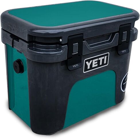 Glossy Glitter Skin Compatible with Yeti Roadie 15 Hard Cooler - Mexican Flag - Premium 3M Vinyl Protective Wrap Decal Cover - Easy to Apply | Crafted in The USA by MightySkins in Kuwait