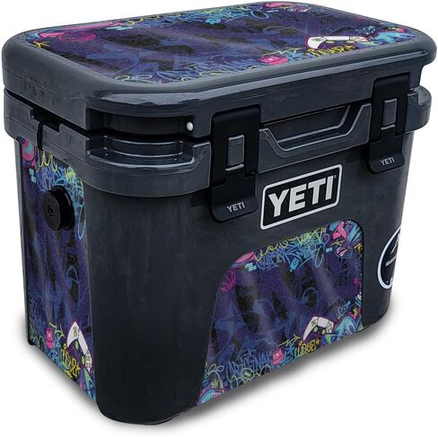 غلاف لامع لامع متوافق مع مبرد Yeti Roadie 15 الصلب - علامة اللاعب - غطاء لاصق واقٍ من الفينيل 3M ممتاز - سهل الاستخدام | صُنع في الولايات المتحدة الأمريكية بواسطة MightySkins in Saudi Arabia