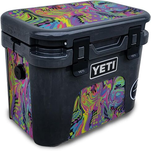 غلاف لامع لامع متوافق مع مبرد Yeti Roadie 15 الصلب - علامة اللاعب - غطاء لاصق واقٍ من الفينيل 3M ممتاز - سهل الاستخدام | صُنع في الولايات المتحدة الأمريكية بواسطة MightySkins in Saudi Arabia