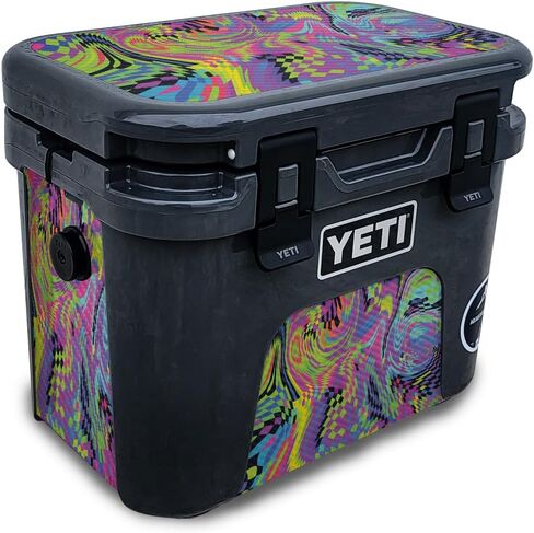 غلاف لامع لامع متوافق مع مبرد Yeti Roadie 15 الصلب - علامة اللاعب - غطاء لاصق واقٍ من الفينيل 3M ممتاز - سهل الاستخدام | صُنع في الولايات المتحدة الأمريكية بواسطة MightySkins in Saudi Arabia