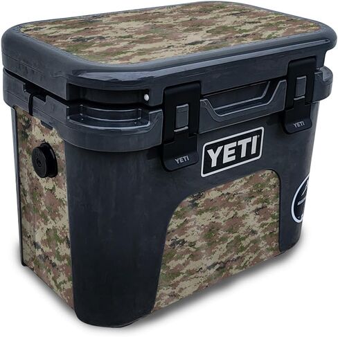 جلد متوافق مع مبرد Yeti Roadie 15 الصلب - رخام ستورمي - غطاء لاصق واقي من الفينيل الفاخر 3M - سهل الاستخدام | صُنع في الولايات المتحدة الأمريكية بواسطة MightySkins in Kuwait