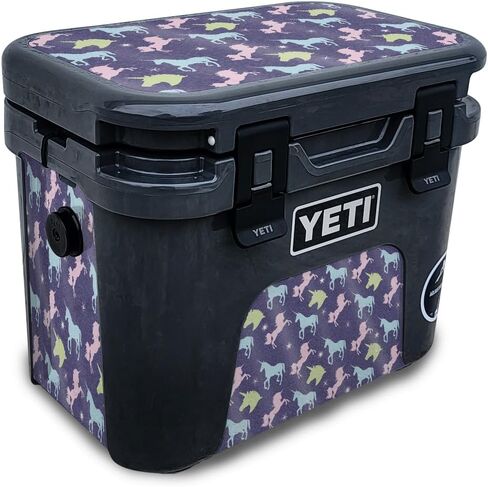 Carbon Fiber Skin Compatible with Yeti Roadie 15 Hard Cooler - Cherry Grain - Premium 3M Vinyl Protective Wrap Decal Cover - Easy to Apply | Crafted in The USA by MightySkins in Saudi Arabia