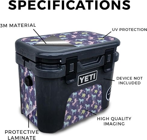 Carbon Fiber Skin Compatible with Yeti Roadie 15 Hard Cooler - Cherry Grain - Premium 3M Vinyl Protective Wrap Decal Cover - Easy to Apply | Crafted in The USA by MightySkins in Saudi Arabia
