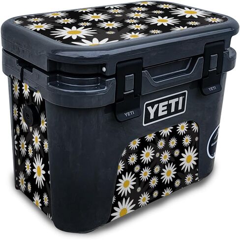 Carbon Fiber Skin Compatible with Yeti Roadie 15 Hard Cooler - Cherry Grain - Premium 3M Vinyl Protective Wrap Decal Cover - Easy to Apply | Crafted in The USA by MightySkins in Saudi Arabia