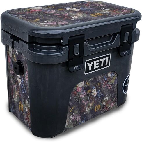 Carbon Fiber Skin Compatible with Yeti Roadie 15 Hard Cooler - Composition Book - Premium 3M Vinyl Protective Wrap Decal Cover - Easy to Apply | Crafted in The USA by MightySkins in Saudi Arabia