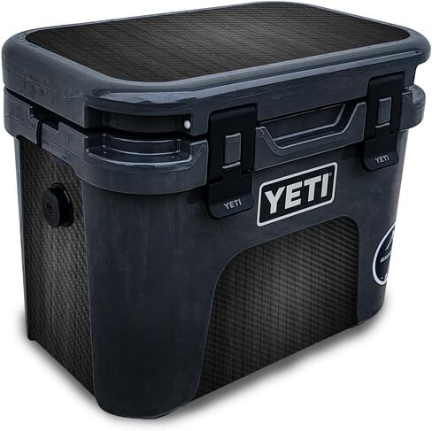 Carbon Fiber Skin Compatible with Yeti Roadie 15 Hard Cooler - Composition Book - Premium 3M Vinyl Protective Wrap Decal Cover - Easy to Apply | Crafted in The USA by MightySkins in Saudi Arabia