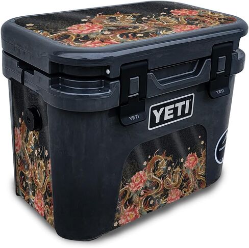 Skin Compatible with Yeti Roadie 15 Hard Cooler - Sakura Purple - Premium 3M Vinyl Protective Wrap Decal Cover - Easy to Apply | Crafted in The USA by MightySkins in Kuwait