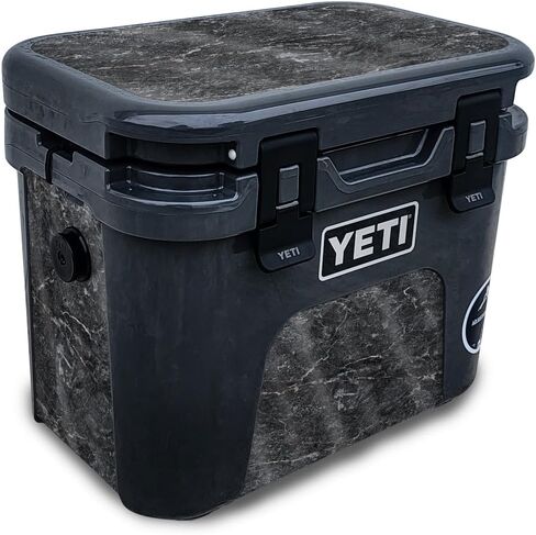 Glossy Glitter Skin Compatible with Yeti Roadie 15 Hard Cooler - Vintage American - Premium 3M Vinyl Protective Wrap Decal Cover - Easy to Apply | Crafted in The USA by MightySkins in Saudi Arabia