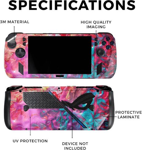 Skin Compatible with Asus ROG Ally X - Storm Cloud - Premium 3M Vinyl Protective Wrap Decal Cover - Easy to Apply | Crafted in The USA by MightySkins in Saudi Arabia
