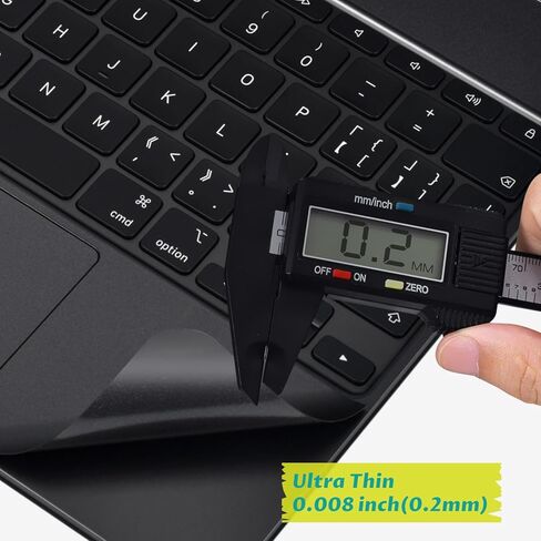 ملصق حماية مسند راحة اليد للوحة المفاتيح السحرية متوافق مع Apple iPad Pro 13 بوصة M4 Magic Keyboard MWR53LL/A، 2024 iPad Pro 13 Magic Keyboard - أسود in Kuwait