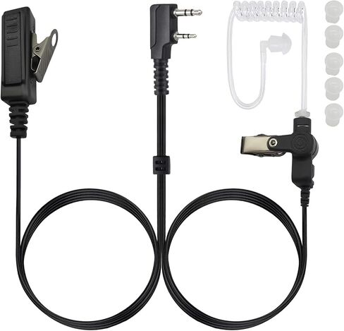 سماعة أذن لاسلكية مع ميكروفون لسماعة الأذن Baofeng Betch Retevis Kenwood Arcshell uv-5r uv-5g gm-15 bf-888s bf-f8hp rt68 rt22 rt21 rt27 rt19 h777 15 nx5300 nx1300 ar-5 ar-6 in Saudi Arabia