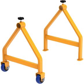Lifeswell Wire Spool Rack, Portable Cable Caddy, Steel Fully welded Wire Rack Dispenser for up to 28" Diameter Spools, 220 lbs Capacity, Black