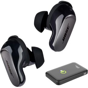 سماعات أذن Bose QuietComfort Ultra اللاسلكية المانعة للضوضاء، سماعات أذن بلوتوث مانعة للضوضاء مع صوت مكاني وحزمة إلغاء الضوضاء على مستوى عالمي مع شاحن Green Extreme (أزرق قمري)