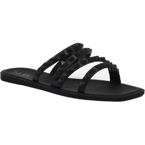 Nicole Miller Womens Grecia Eva Sandal Slip on for all Day Use, perfect for Beach, Pool and Home