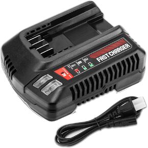 1 Pack 1.5Ah V20 Battery Fast Charger Replacement for CMCB104 CMCB100 Charger Compatible with Craftsman 20V Battery CMCB201 CMCB202 CMCB204 CMCB205 CMCB206 CMCB209
