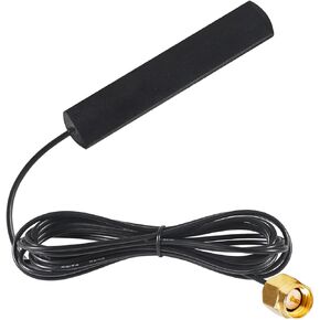Car Antenna Car Stereo FM AM Radio Antenna Car Adhesive Mount Hidden Patch Antenna SMA Male Connector for Vehicle Truck SUV Car Stereo