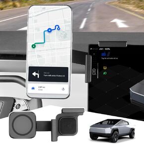 Phone Mount for Tesla Cybertruck Fit for All Phone, Magnetic Phone Holder for Cybertruck Accessories Can be Adjusted 360°
