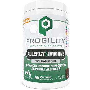 Nootie Progility Allergy Relief Supplement, Itch Relief Supplement for Dogs, 90 Soft Chews per Container