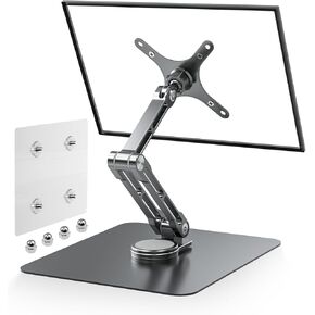 Portable Monitor Vesa Stand 18.5 inch 18" 17.3" 17" for Small Monitors Large Base Stable Mount for Office Use Support VESA 75x75 100x100mm WS-03E