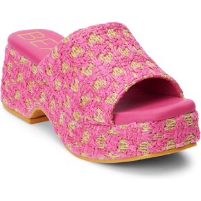 BEACH by Matisse Womens Cruz Platform Athletic Sandals Casual Mid Heel 2-3" - Pink - Size 6 M