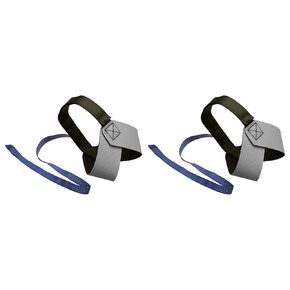 MECCANIXITY 10pcs ESD Anti Static Foot Heel Straps Anti Static Wrist Strap Band Adjustable for Grounding Removing Static Grey